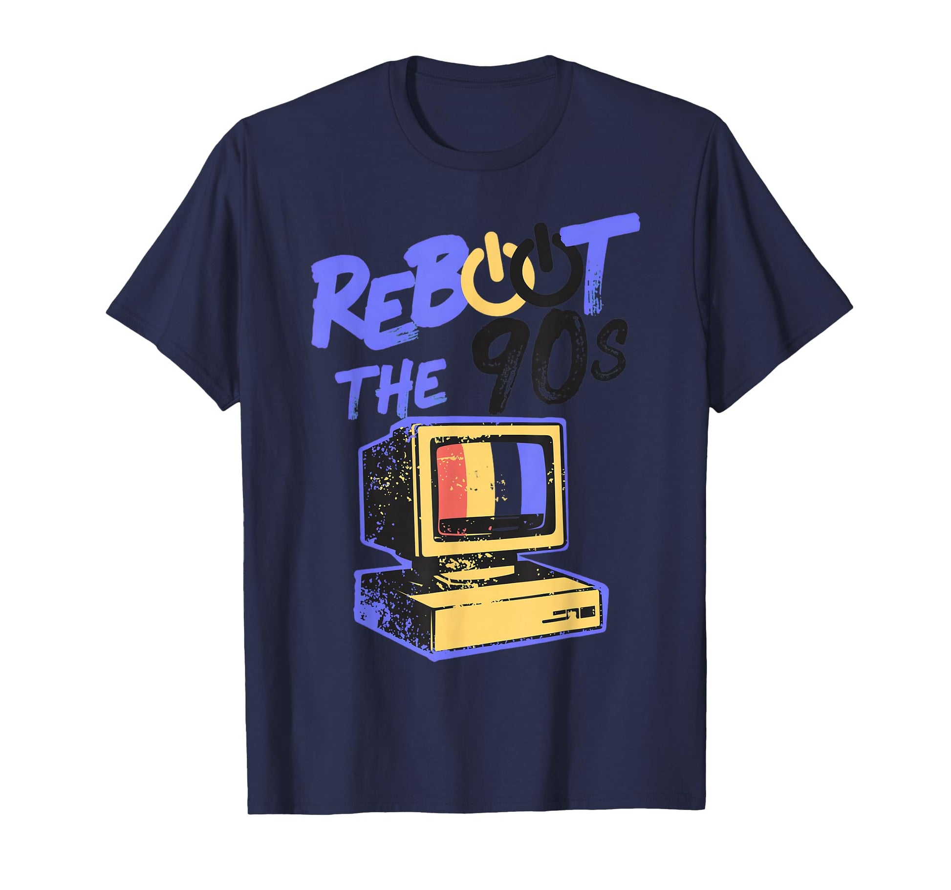 Reboot 90S Computer T-Shirt - Custom Art Print Unisex - T-Shirt, Sweatshirt, Hoodie