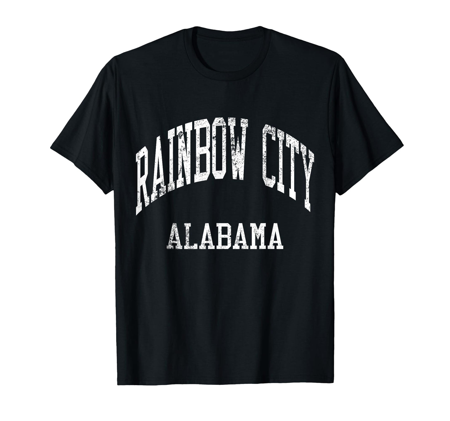 Rainbow City Alabama 70S College T-Shirt - Aesthetic Graphic Men Women - T-Shirt, Sweatshirt, Hoodie