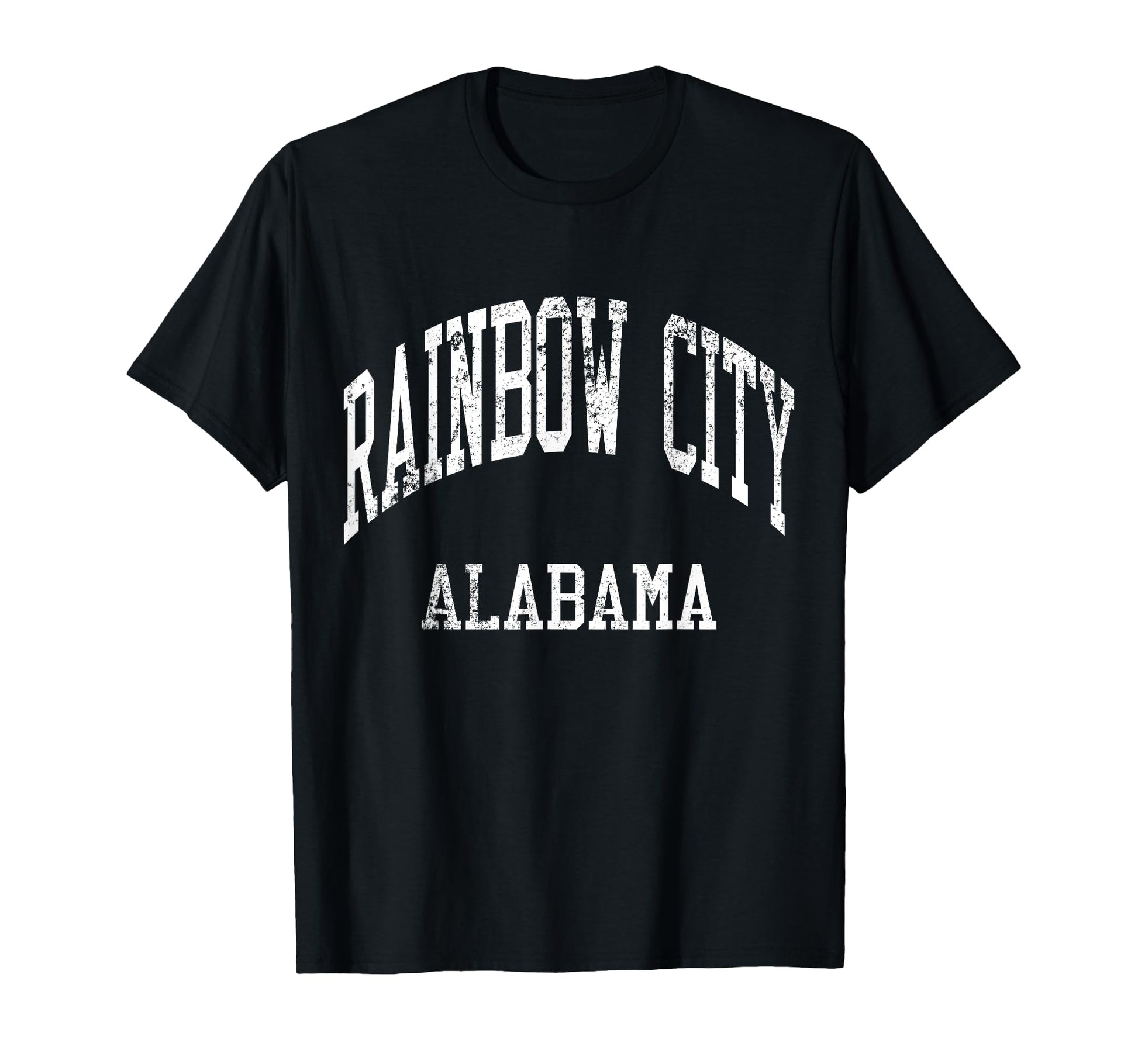 Rainbow City Alabama 70S College T-Shirt - Aesthetic Graphic Men Women - T-Shirt, Sweatshirt, Hoodie