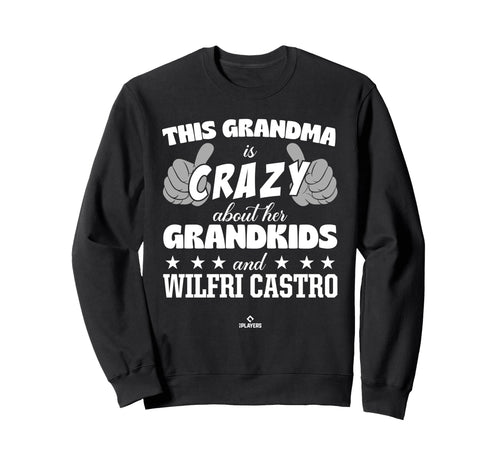 Grandma Crazy Wilfri Castro Sweatshirt - Casual Everyday Wear Men Women - T-Shirt, Sweatshirt, Hoodie