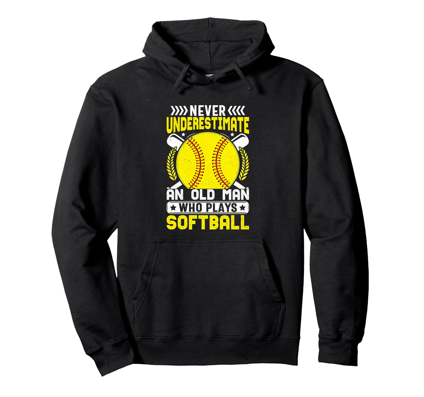 Never Underestimate Power Softball Hoodie - Custom Art Print Men Women - T-Shirt, Sweatshirt, Hoodie