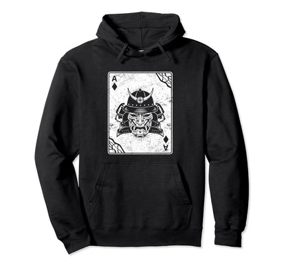 Kitsune Oni Mask Game Card Anime Hoodie - Streetwear Style Unisex - T-Shirt, Sweatshirt, Hoodie