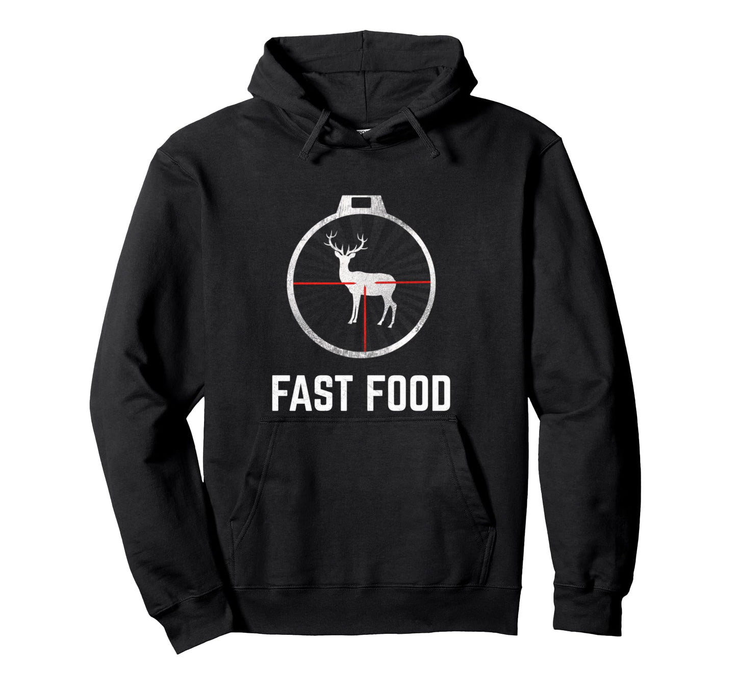 Fast Food Bbq Hunting Deer Season Hoodie - Fun Novelty Design Unisex - T-Shirt, Sweatshirt, Hoodie