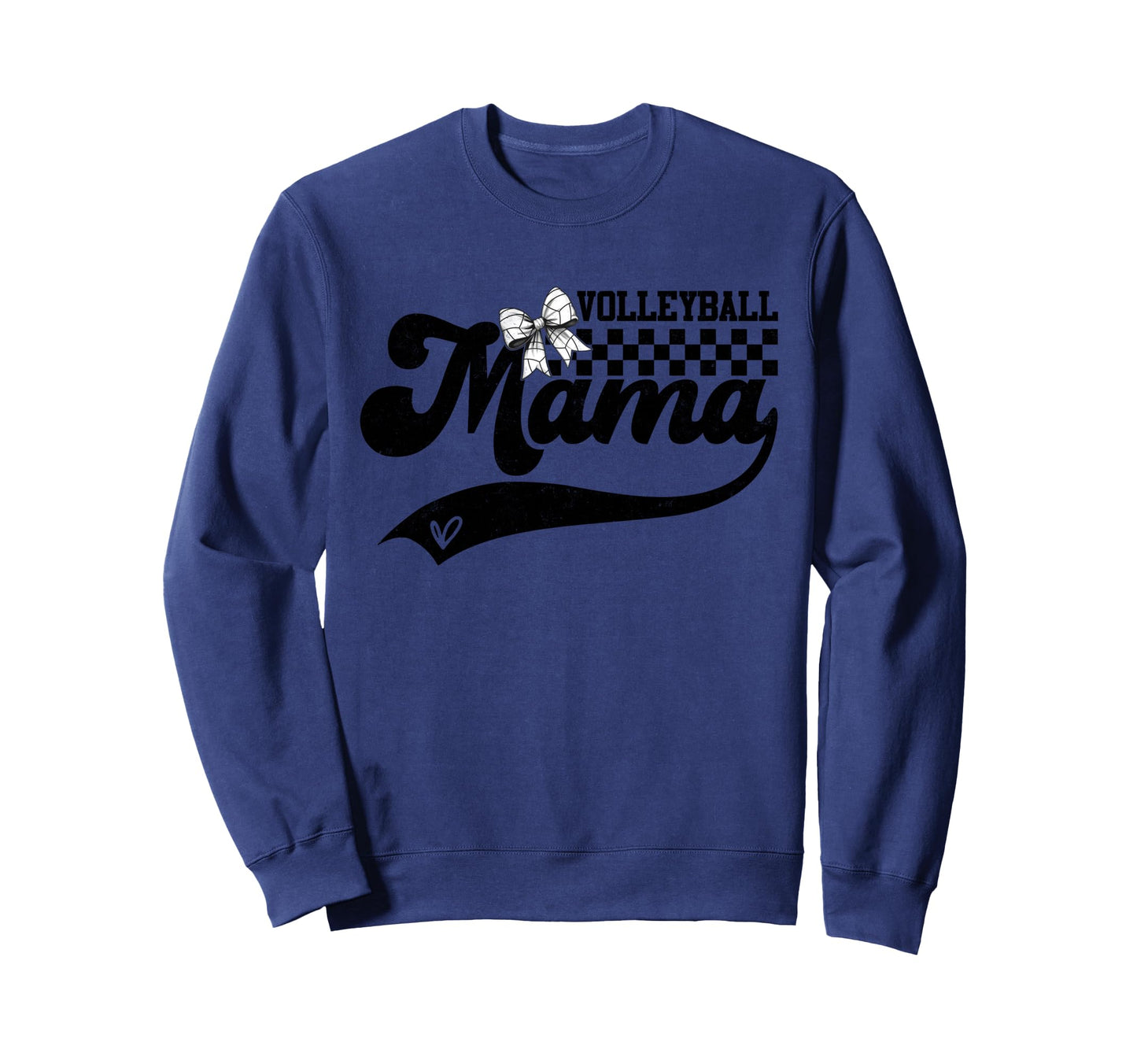 Volleyball Mama Mom Coquette Bow Sweatshirt - Trendy Graphic Men Women - T-Shirt, Sweatshirt, Hoodie