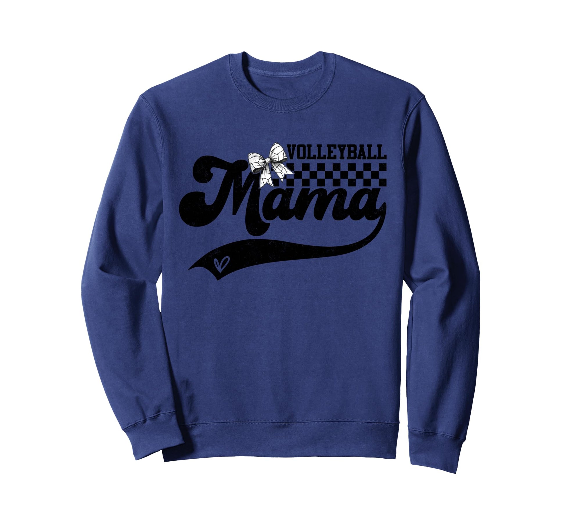 Volleyball Mama Mom Coquette Bow Sweatshirt - Trendy Graphic Men Women - T-Shirt, Sweatshirt, Hoodie