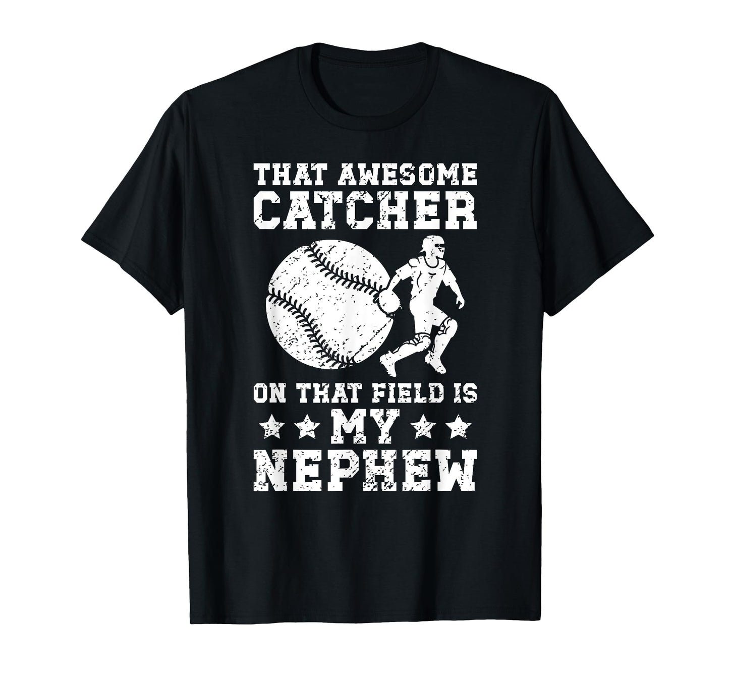 Baseball Catcher Aunt Proud Baseball T-Shirt - Novelty Apparel for Adults - T-Shirt, Sweatshirt, Hoodie