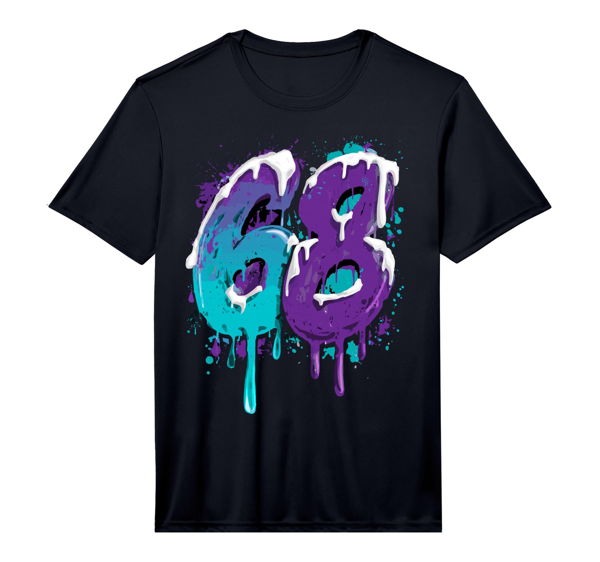 Baseball 68 Number Performance T-Shirt - Minimalist Print for Adults - T-Shirt, Sweatshirt, Hoodie