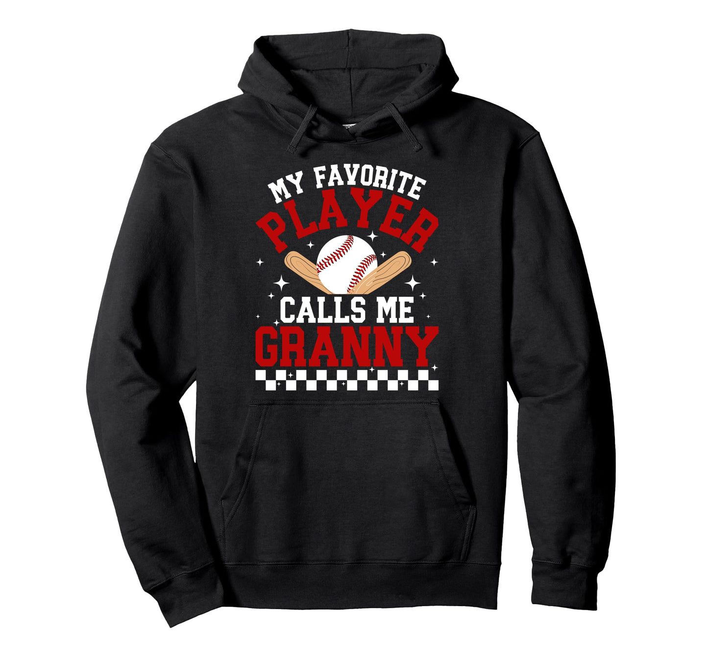 Proud Baseball Granny Baseball Player Hoodie - Unique Graphic Men Women - T-Shirt, Sweatshirt, Hoodie