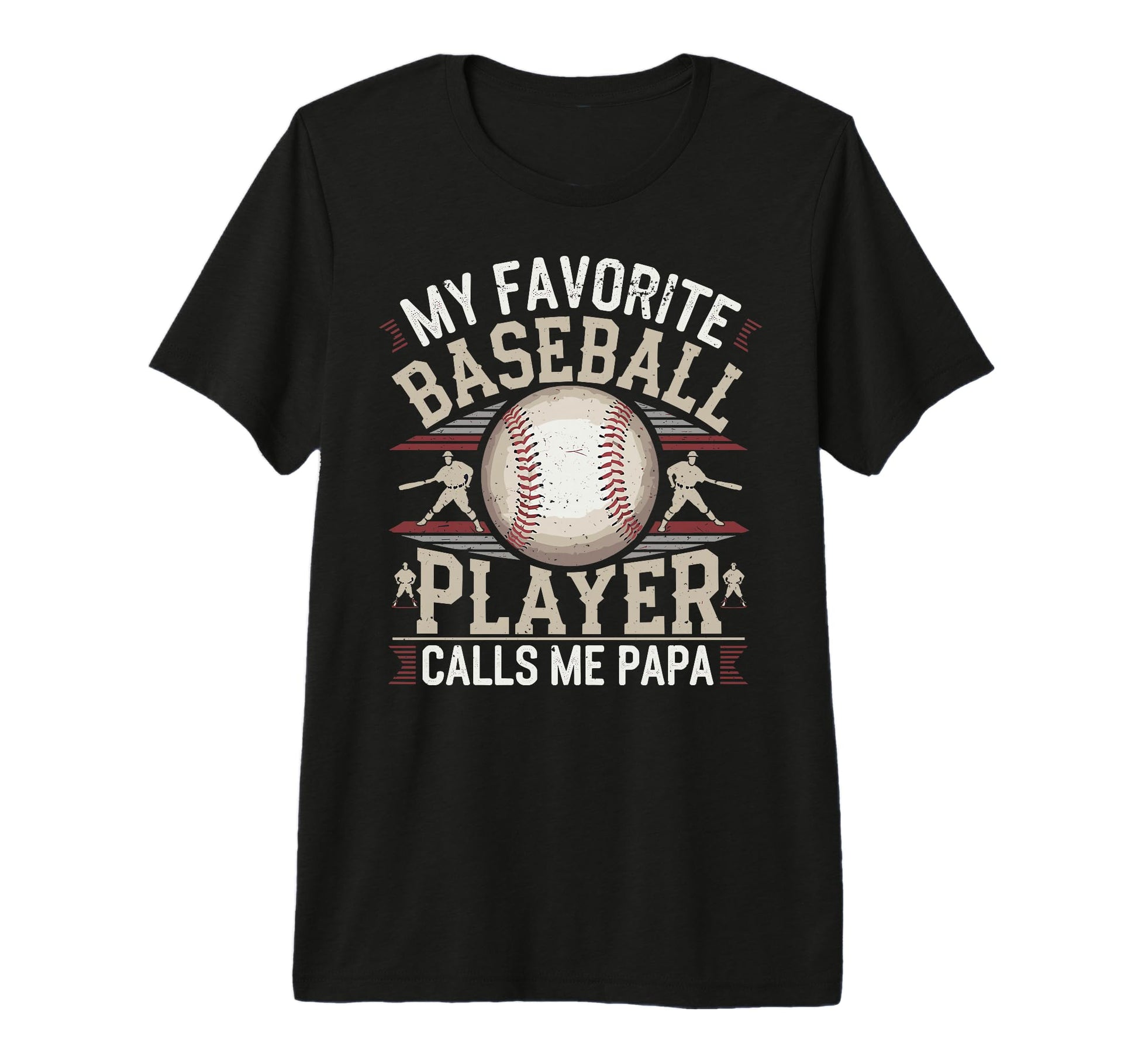 Mens Baseball Dad My Favorite Baseball T-Shirt - Novelty Apparel Unisex - T-Shirt, Sweatshirt, Hoodie