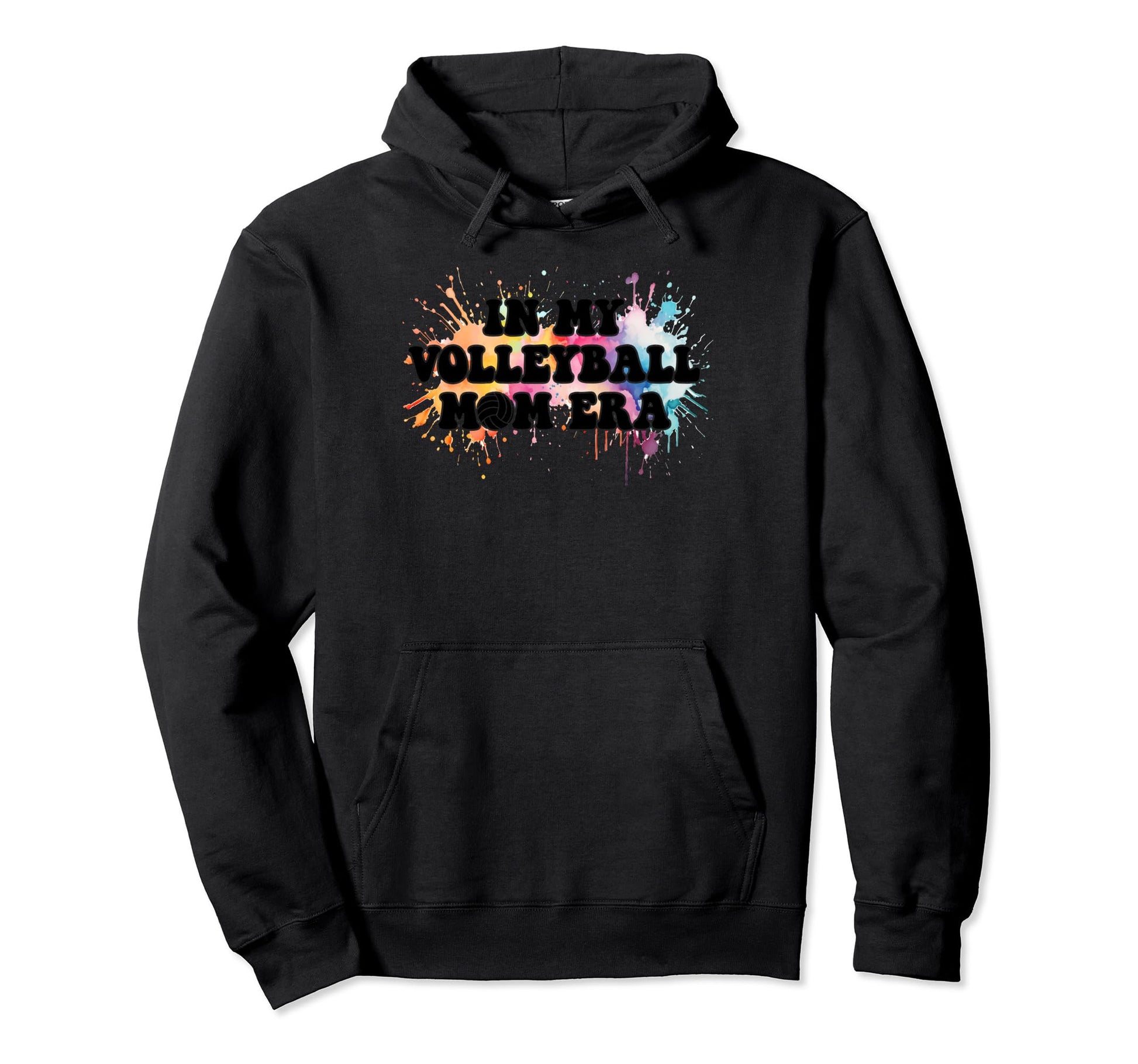Watercolor My Volleyball Mom Era Mama Hoodie - Minimalist Print Unisex - T-Shirt, Sweatshirt, Hoodie
