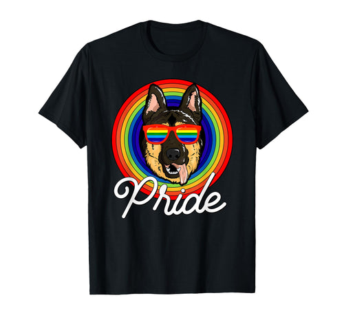 German Shepherd Lgbt Pride Dog T-Shirt - Streetwear Style for Adults - T-Shirt, Sweatshirt, Hoodie
