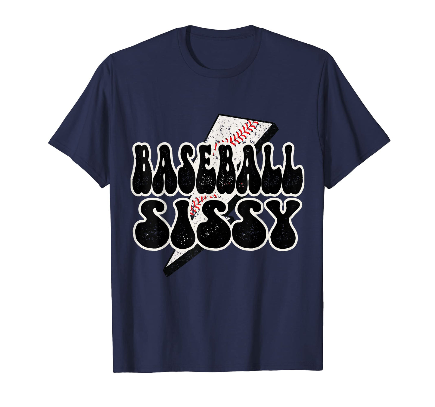 Baseball Bonus Sister Trendy Lightning T-Shirt - Fun Novelty Design Unisex - T-Shirt, Sweatshirt, Hoodie