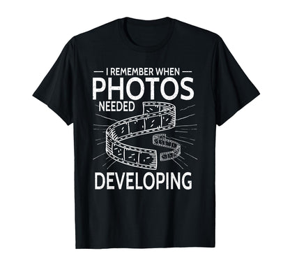 Photographer Old School Camera T-Shirt - Custom Art Print Men Women - T-Shirt, Sweatshirt, Hoodie