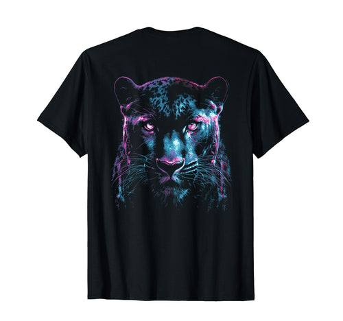 Panther Black Cyberpunk Aesthetic T-Shirt - Casual Everyday Wear Men Women - T-Shirt, Sweatshirt, Hoodie