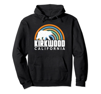 Kirkwood Rainbow Bear Kirkwood California Hoodie - Graphic Print Men Women - T-Shirt, Sweatshirt, Hoodie