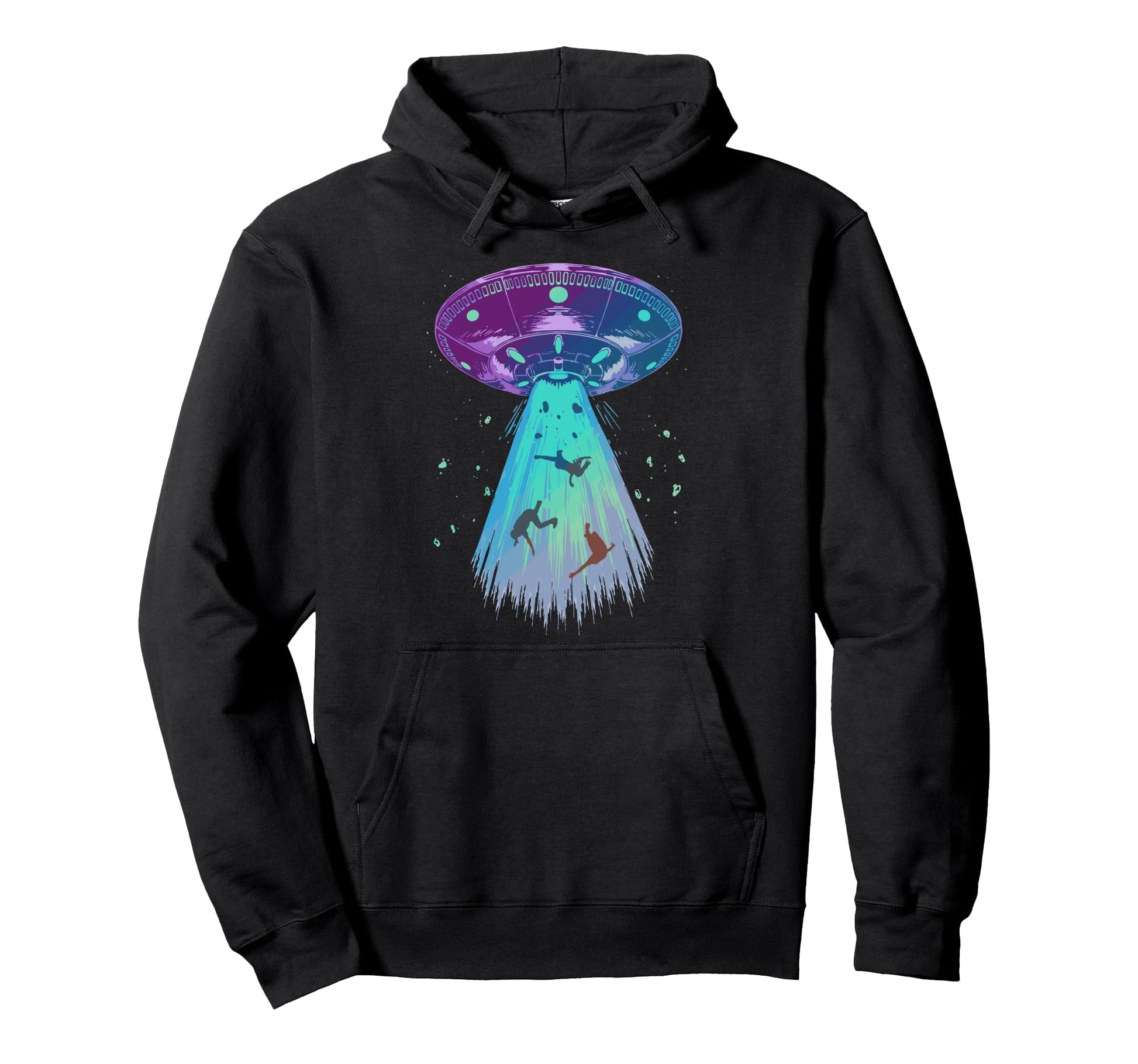 Alien Abduction Aesthetic Vaporwave Kawaii Hoodie - Unique Graphic Unisex - T-Shirt, Sweatshirt, Hoodie