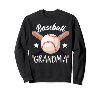 Baseball Grandma Batter Sport Sweatshirt - Streetwear Style for Adults - T-Shirt, Sweatshirt, Hoodie