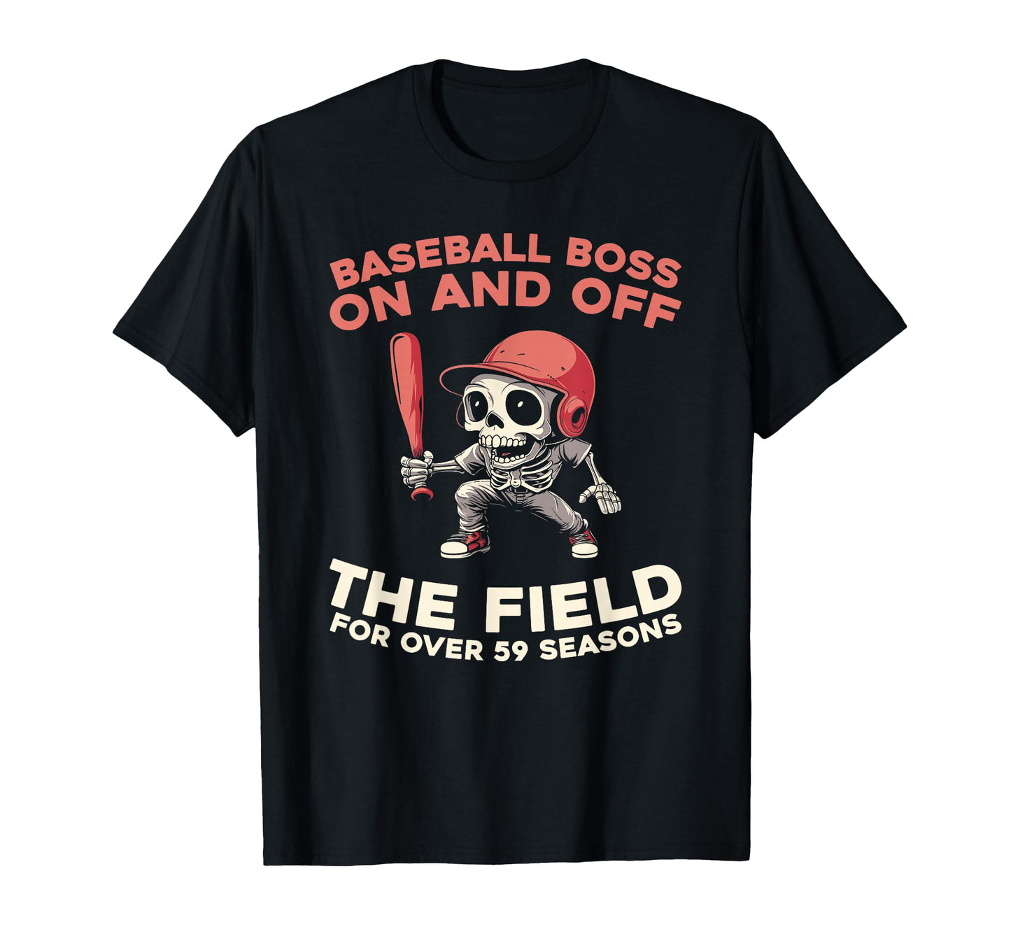59Th Birthday Baseballer Baseball T-Shirt - Unique Graphic for Adults - T-Shirt, Sweatshirt, Hoodie
