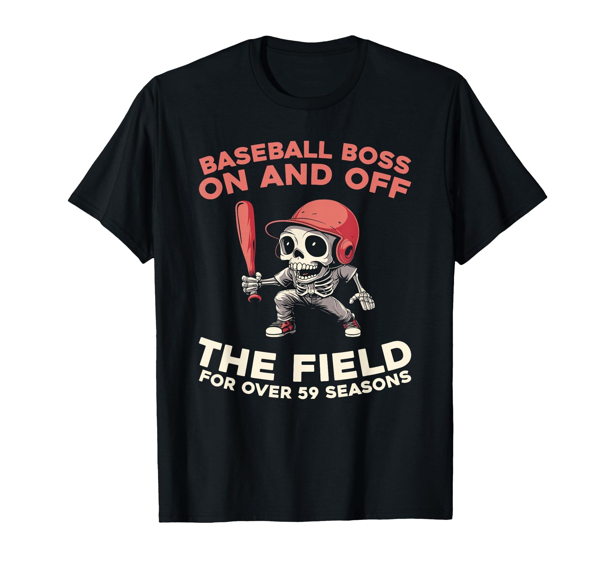 59Th Birthday Baseballer Baseball T-Shirt - Unique Graphic for Adults - T-Shirt, Sweatshirt, Hoodie