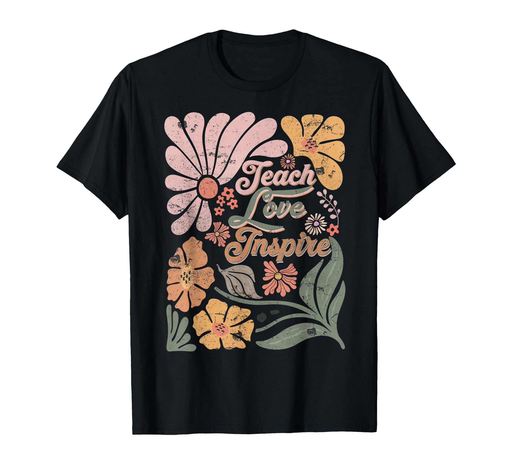 Boho Back To School Teach Love Inspire T-Shirt - Streetwear Style Unisex - T-Shirt, Sweatshirt, Hoodie