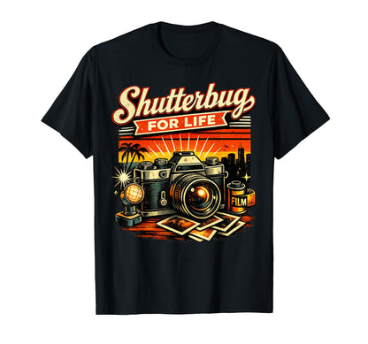 Shutterbug Life Camera Photography Senior T-Shirt - Graphic Print Unisex - T-Shirt, Sweatshirt, Hoodie