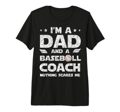 Im Dad And Baseball Coach Funny Fathers T-Shirt - Trendy Graphic Men Women - T-Shirt, Sweatshirt, Hoodie