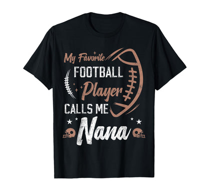 My Favorite Football Player Calls T-Shirt - Aesthetic Graphic for Adults - T-Shirt, Sweatshirt, Hoodie