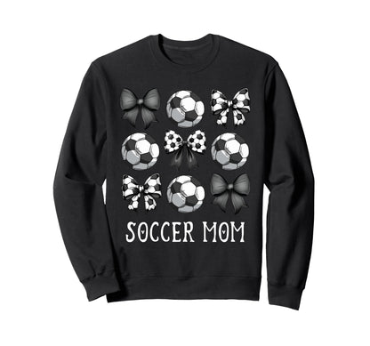 Mama Soccer Outfit Soccer Mom Game Day Hoodie - Graphic Print for Adults - T-Shirt, Sweatshirt, Hoodie