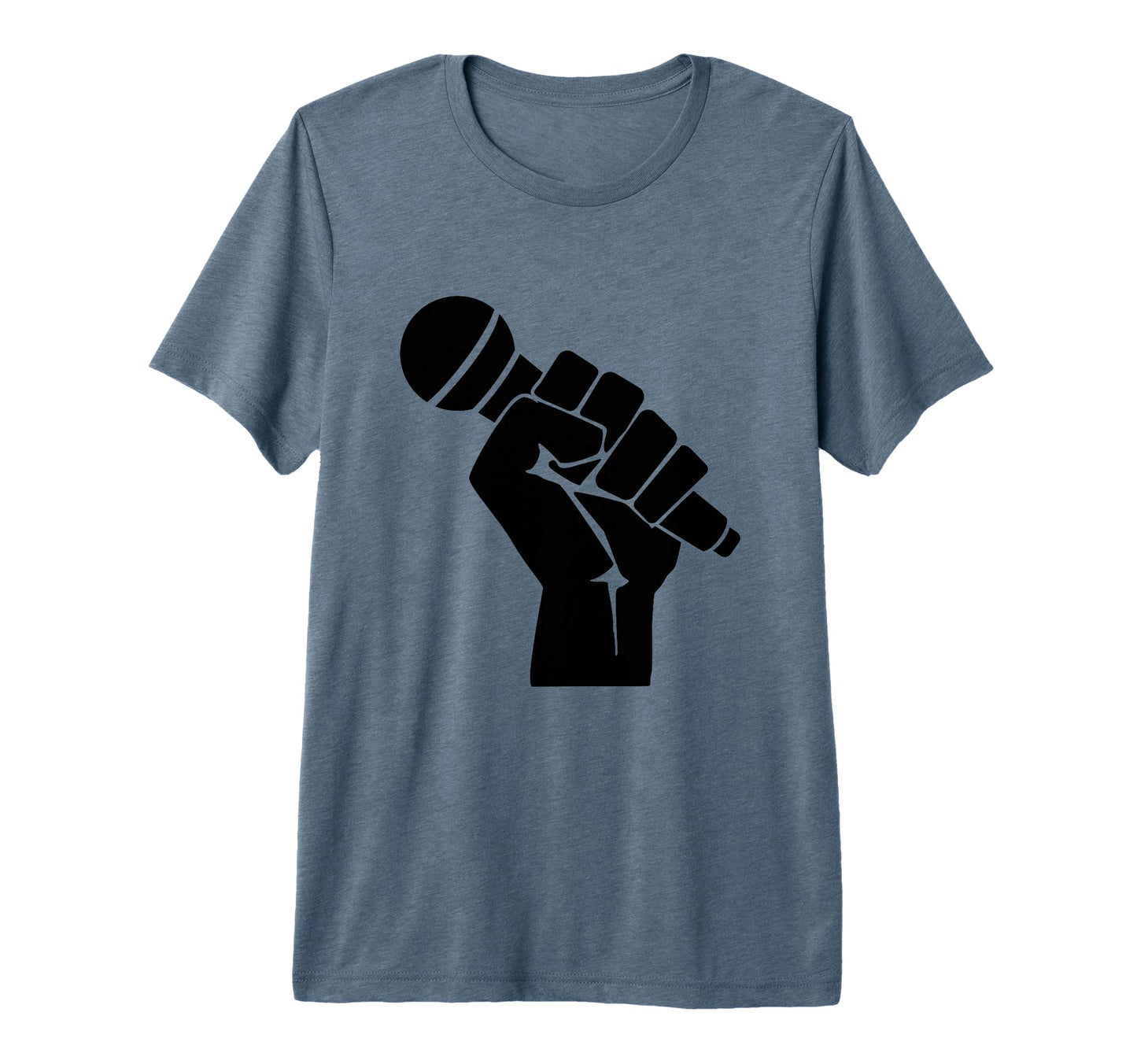 Mic Raise Old School Hip Hop Microphone T-Shirt - Novelty Apparel Unisex - T-Shirt, Sweatshirt, Hoodie
