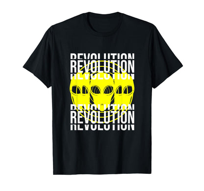 Revolution Alien Aesthetic Edgy T-Shirt - Fun Novelty Design Unisex - T-Shirt, Sweatshirt, Hoodie