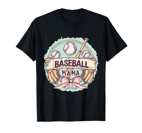 Baseball Mom Coquette T-Shirt - Aesthetic Graphic for Adults - T-Shirt, Sweatshirt, Hoodie