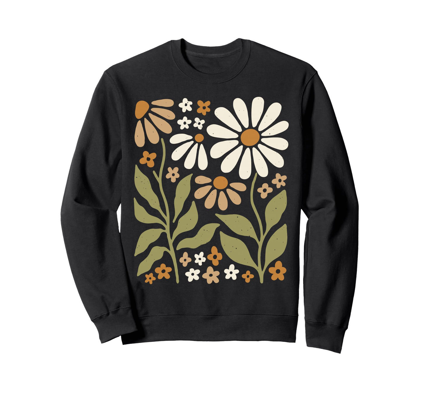 Wildflowers Flowers Pattern Sweatshirt - Casual Everyday Wear Unisex - T-Shirt, Sweatshirt, Hoodie
