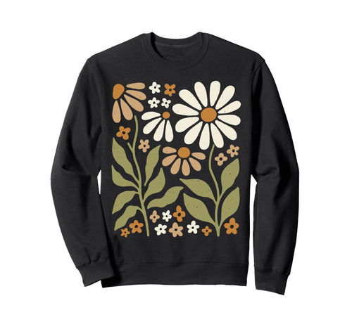 Wildflowers Flowers Pattern Sweatshirt - Casual Everyday Wear Unisex - T-Shirt, Sweatshirt, Hoodie
