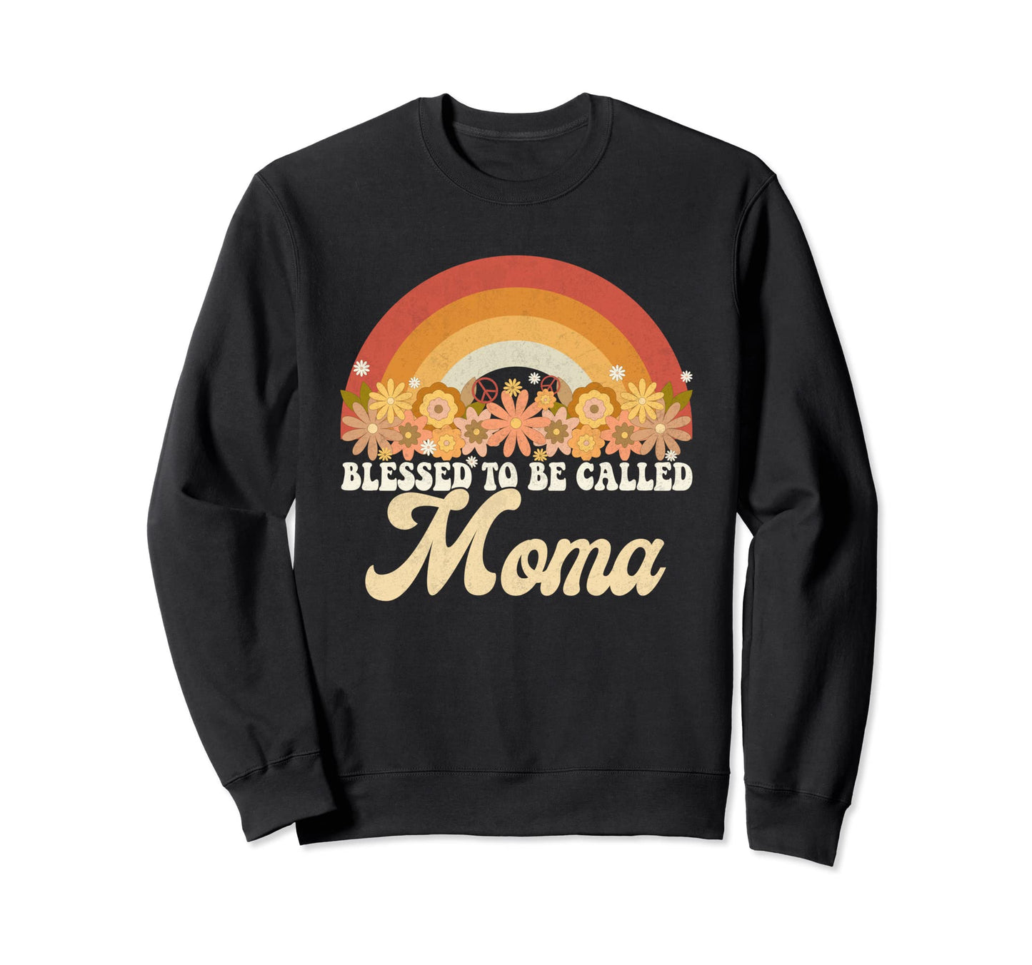 Moma Mothers Day Blessed To Be Sweatshirt - Minimalist Print for Adults - T-Shirt, Sweatshirt, Hoodie