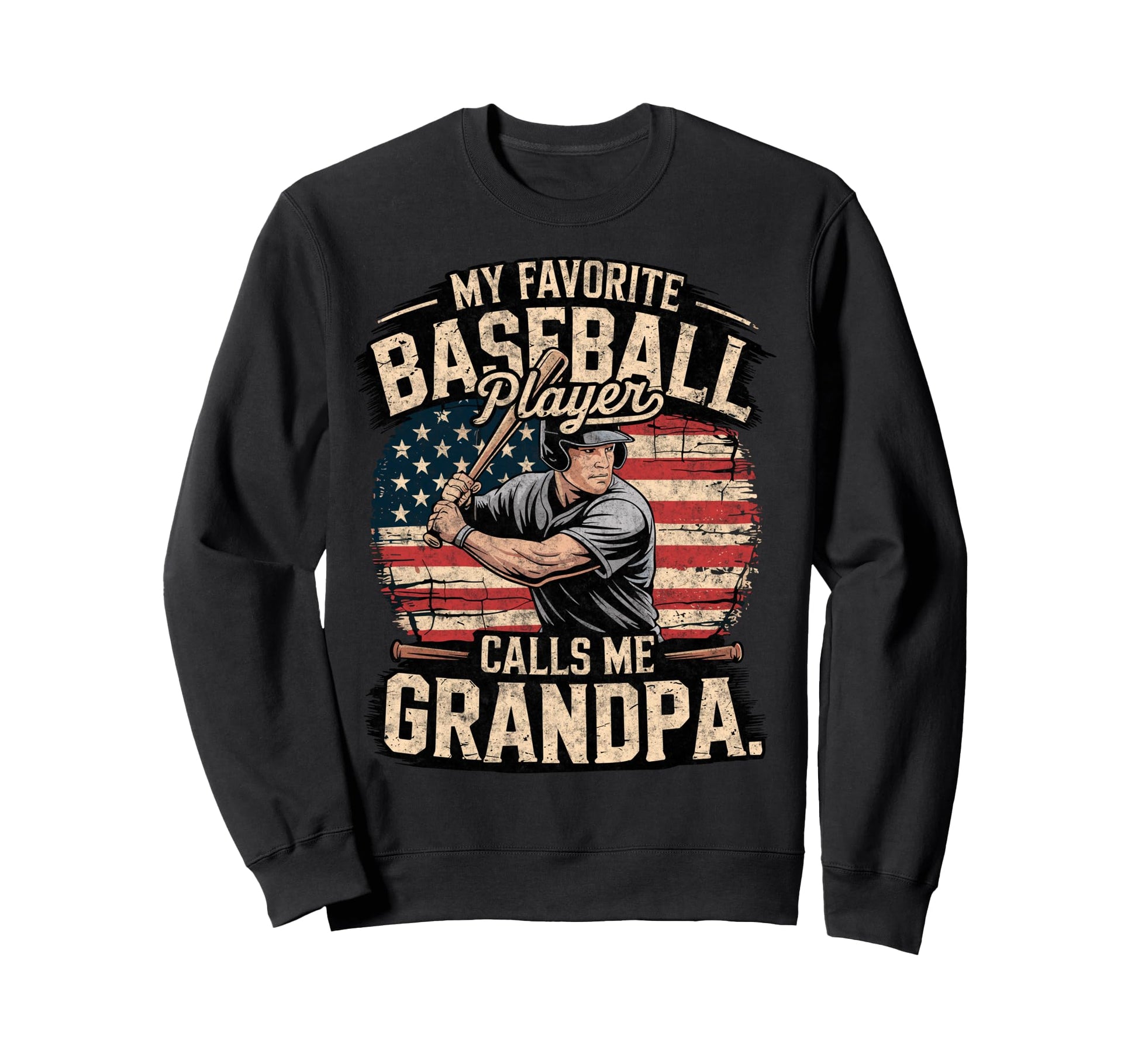My Favorite Baseball Player Sweatshirt - Casual Everyday Wear Men Women - T-Shirt, Sweatshirt, Hoodie
