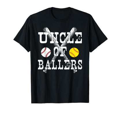 Uncle Ballers Funny Baseball Softball Lov T-Shirt - Unique Graphic Unisex - T-Shirt, Sweatshirt, Hoodie