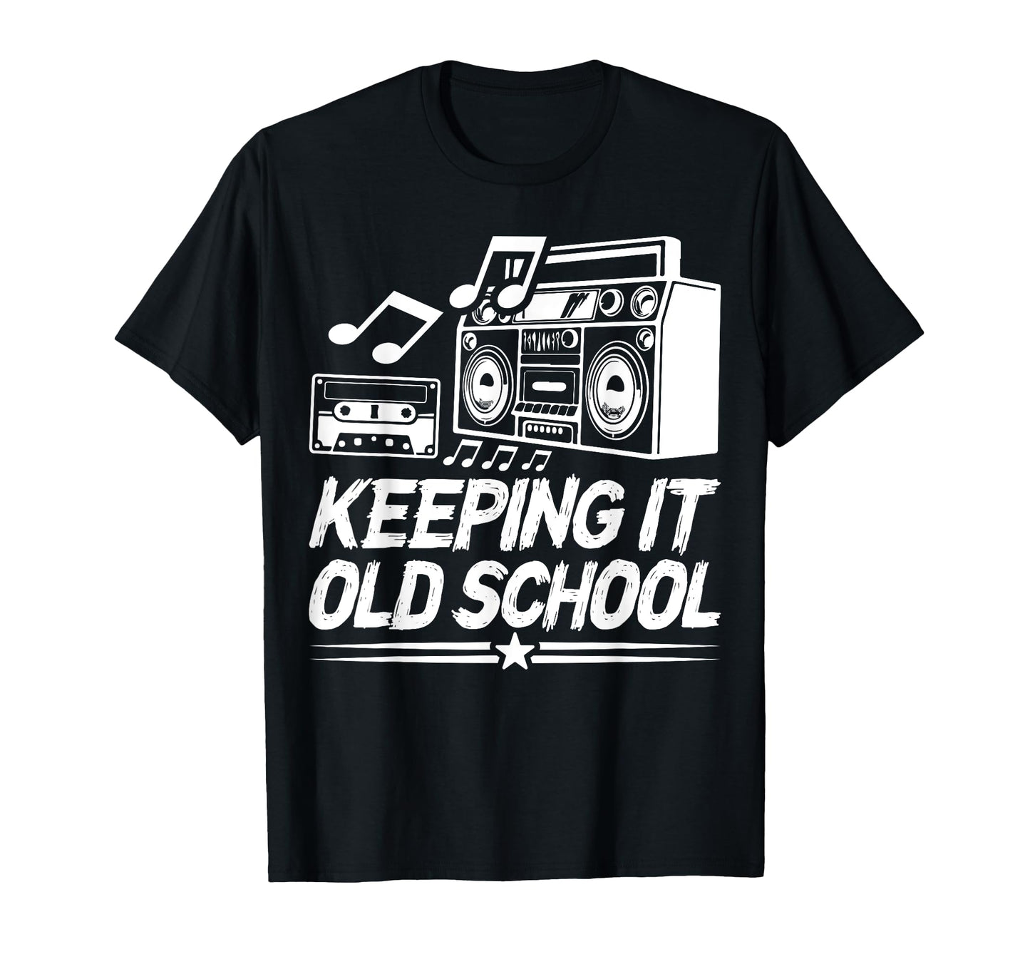 Keeping It Oldschool Music Rap Hip Hop T-Shirt - Minimalist Print Unisex - T-Shirt, Sweatshirt, Hoodie