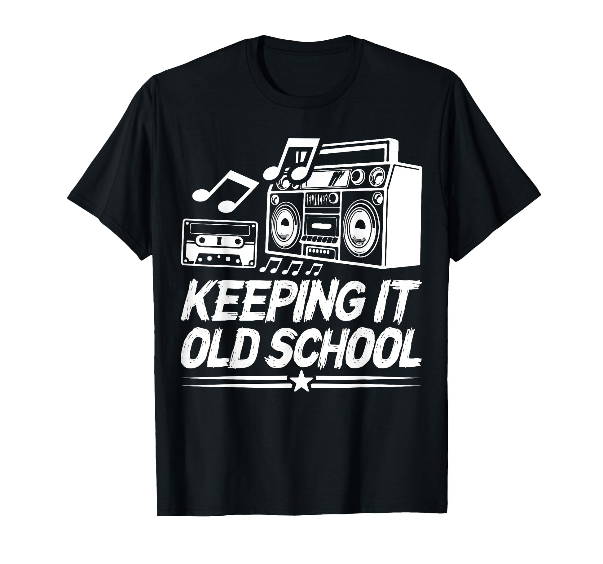 Keeping It Oldschool Music Rap Hip Hop T-Shirt - Minimalist Print Unisex - T-Shirt, Sweatshirt, Hoodie