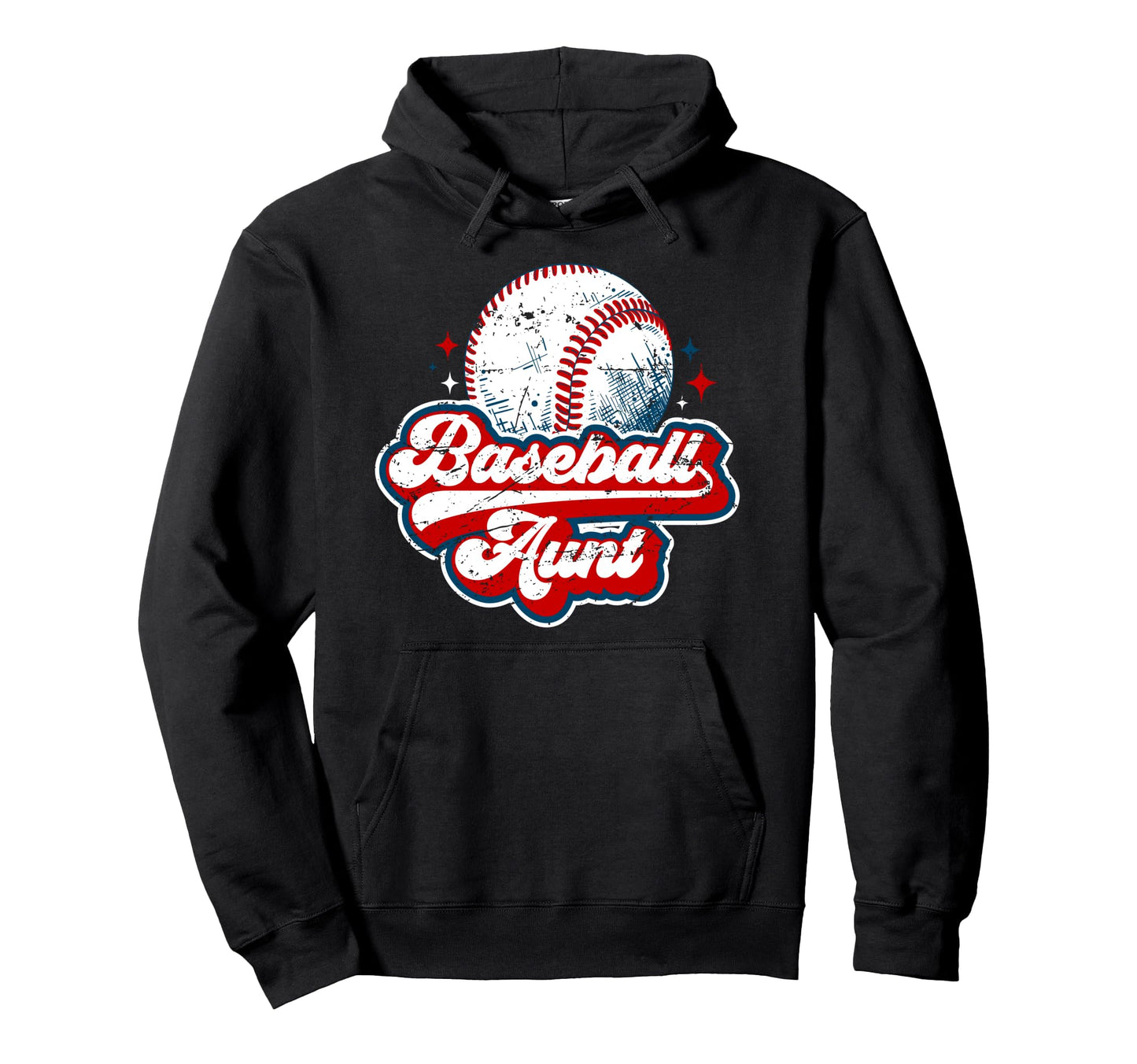 Baseball Aunt Baseball Player Auntie Hoodie - Trendy Graphic Men Women - T-Shirt, Sweatshirt, Hoodie