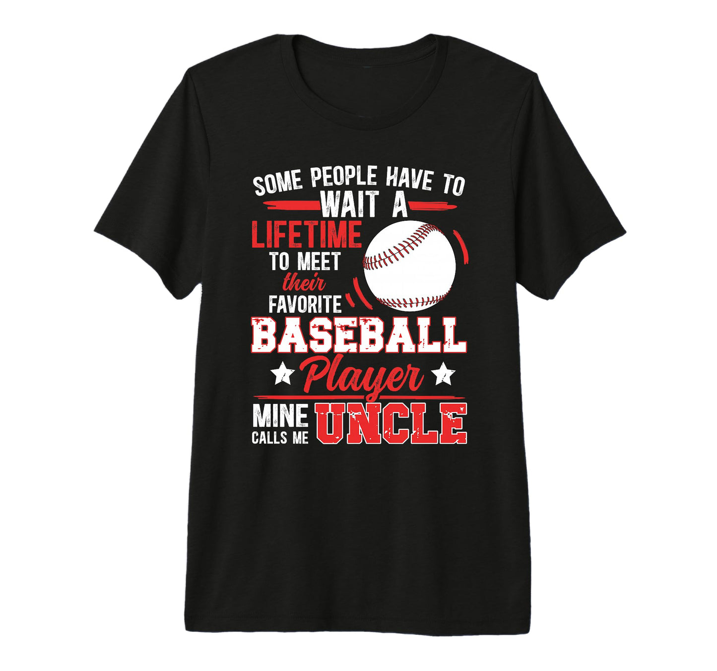 Mens Baseball Uncle Proud Uncle T-Shirt - Aesthetic Graphic Unisex - T-Shirt, Sweatshirt, Hoodie