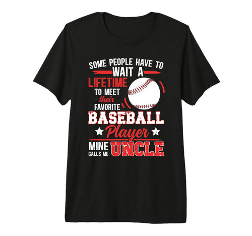 Mens Baseball Uncle Proud Uncle T-Shirt - Aesthetic Graphic Unisex - T-Shirt, Sweatshirt, Hoodie