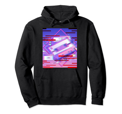 Japan Lofi Glitch Cassette Hoodie - Casual Everyday Wear Men Women - T-Shirt, Sweatshirt, Hoodie
