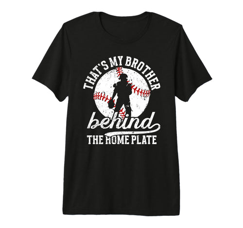 My Brother Baseball Catcher Brother T-Shirt - Unique Graphic for Adults - T-Shirt, Sweatshirt, Hoodie