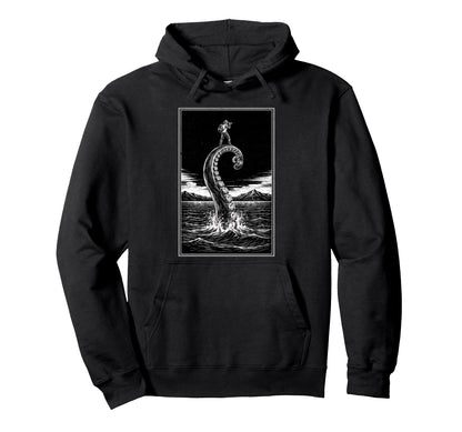 Photographer Octopus Moon Camera Hoodie - Streetwear Style Men Women - T-Shirt, Sweatshirt, Hoodie