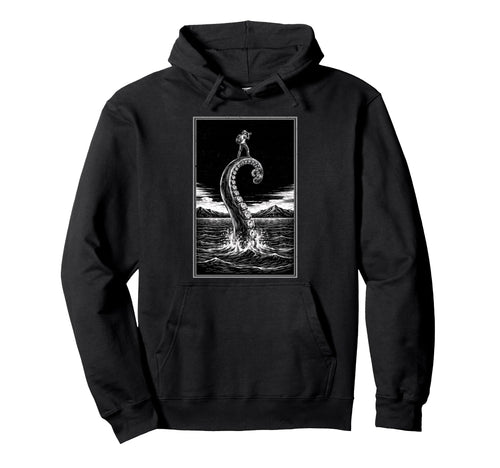Photographer Octopus Moon Camera Hoodie - Streetwear Style Men Women - T-Shirt, Sweatshirt, Hoodie