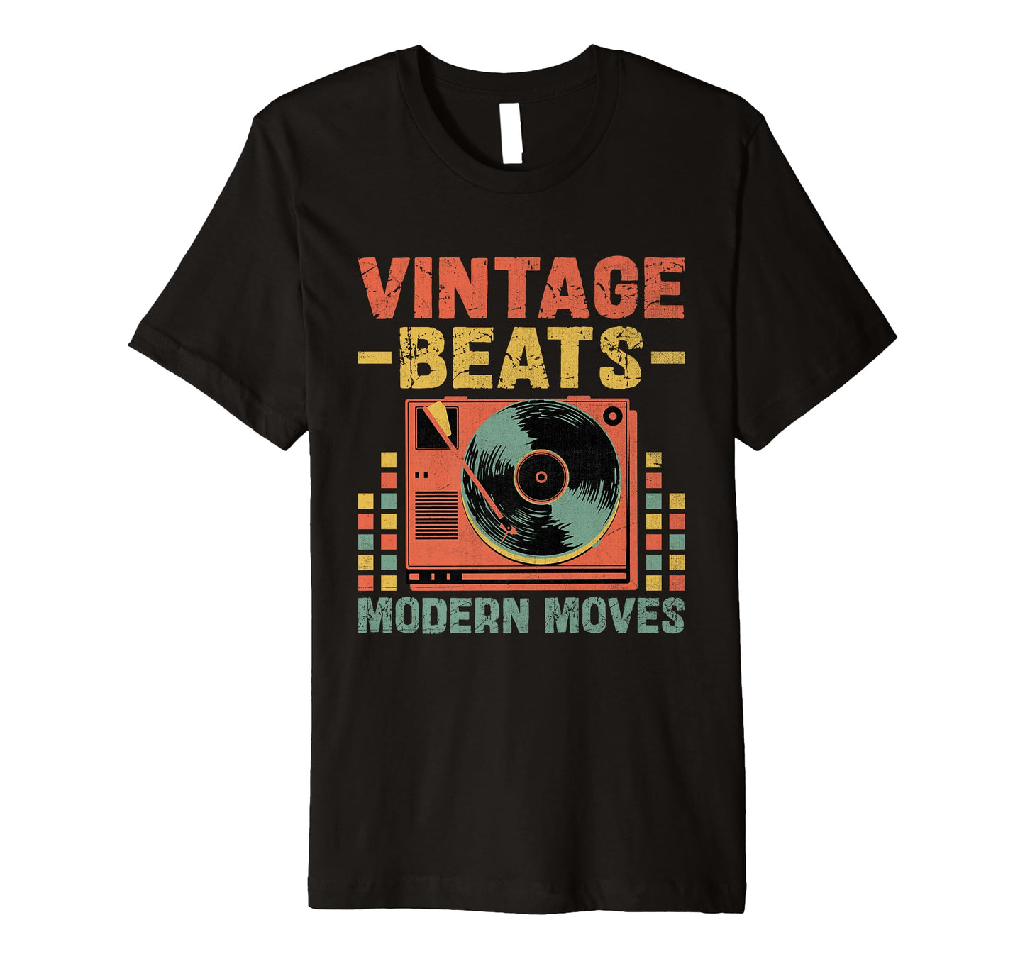 Funny Old School Dj Equipment Table T-Shirt - Streetwear Style Men Women - T-Shirt, Sweatshirt, Hoodie