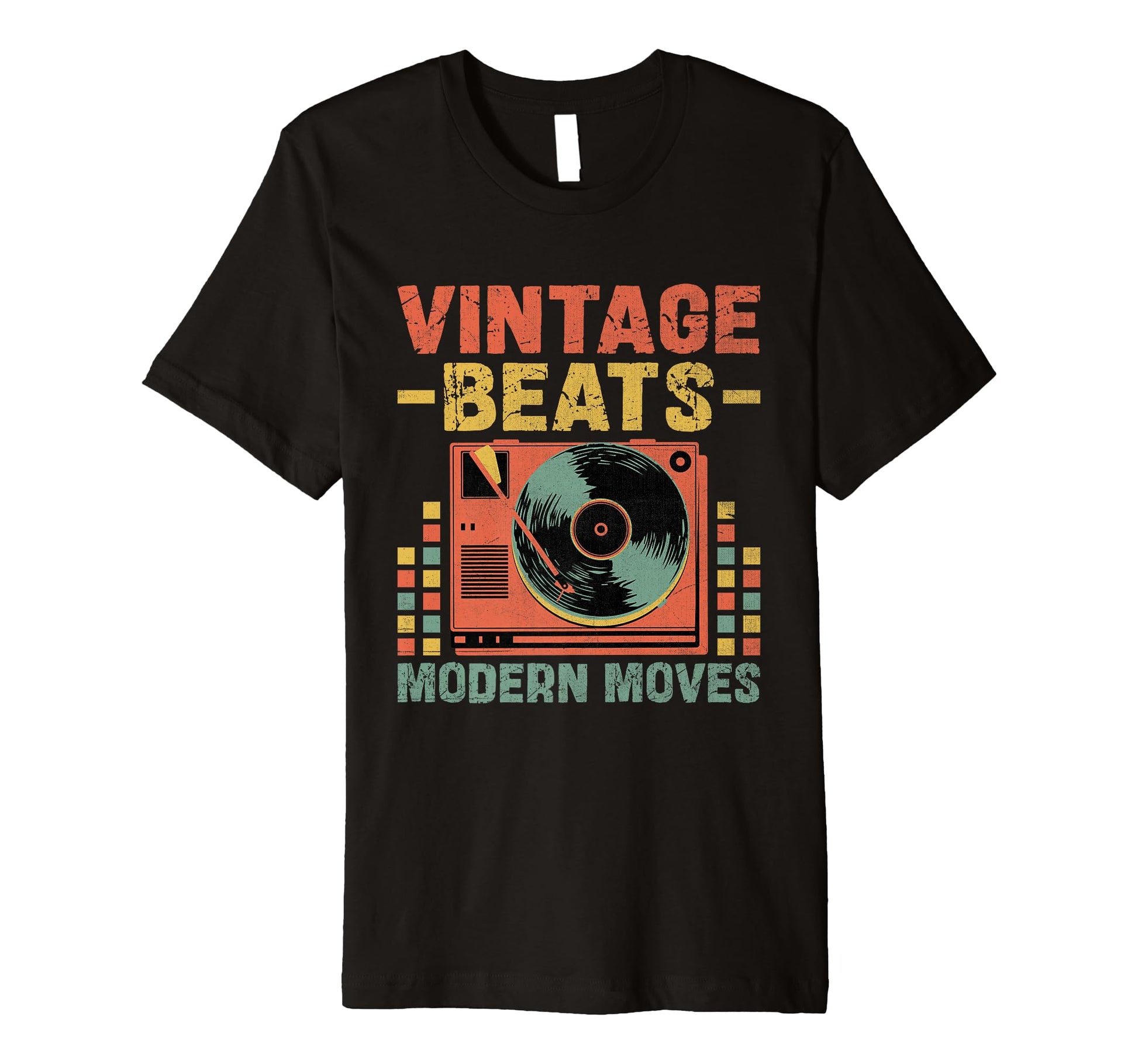 Funny Old School Dj Equipment Table T-Shirt - Streetwear Style Men Women - T-Shirt, Sweatshirt, Hoodie