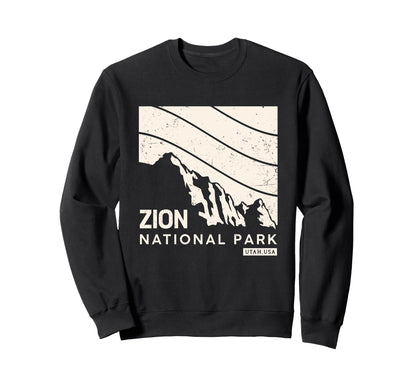 Mountains National Park Utah Nature Sweatshirt - Streetwear Style Men Women - T-Shirt, Sweatshirt, Hoodie