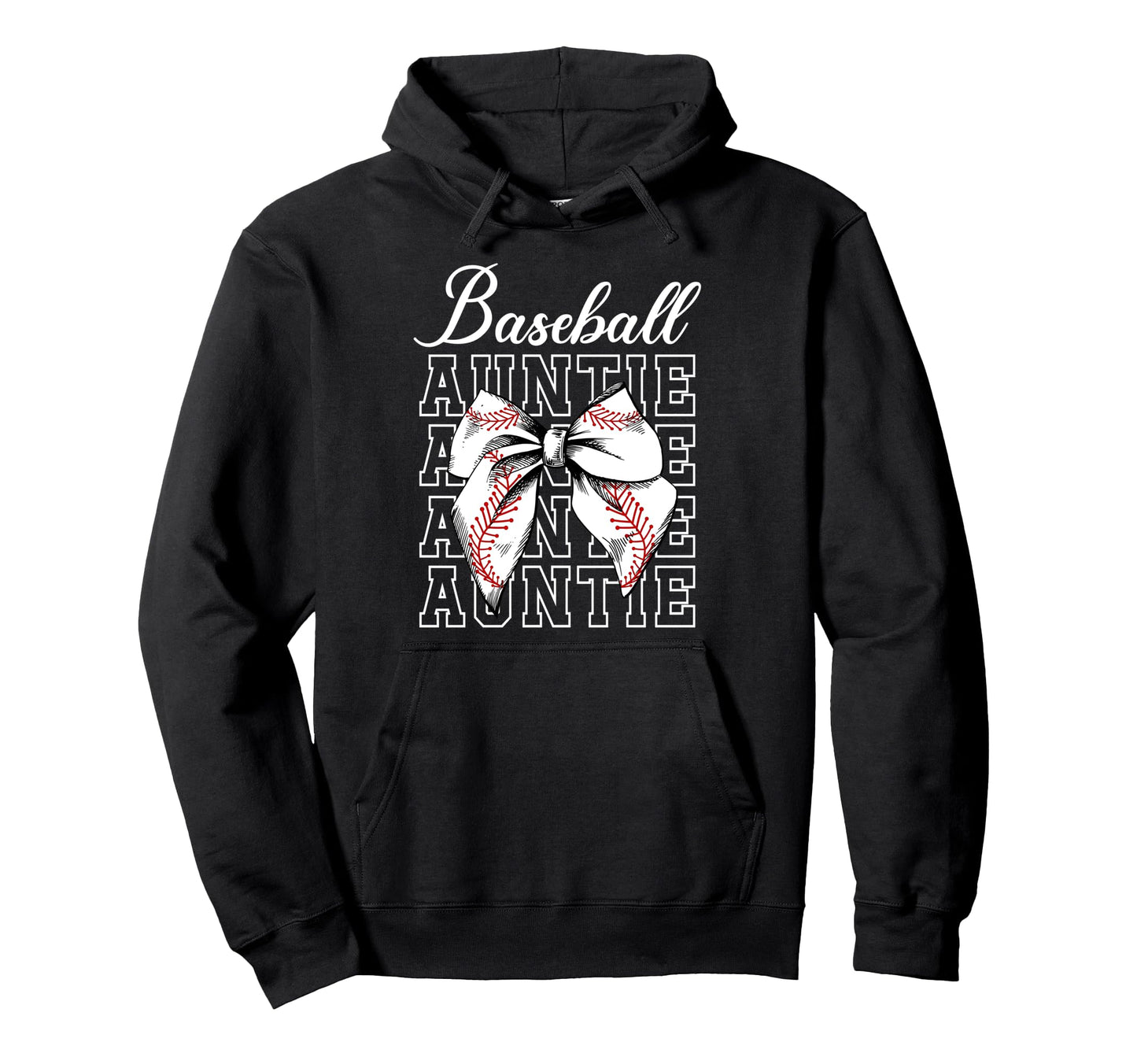 Baseball Auntie Coquette Baseball Aunt Hoodie - Streetwear Style Unisex - T-Shirt, Sweatshirt, Hoodie