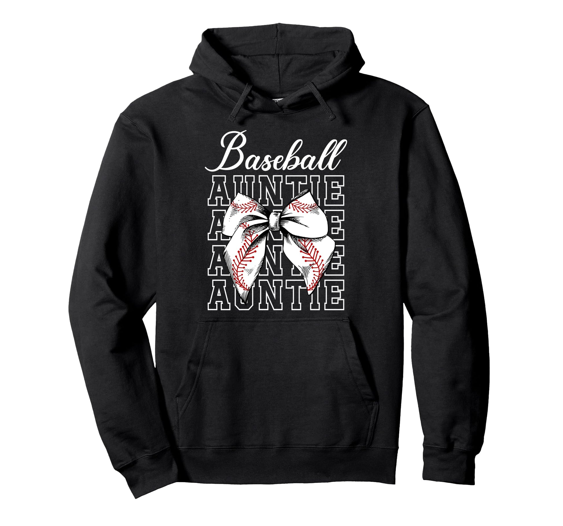 Baseball Auntie Coquette Baseball Aunt Hoodie - Streetwear Style Unisex - T-Shirt, Sweatshirt, Hoodie